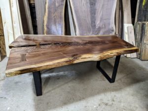 live edge coffee table