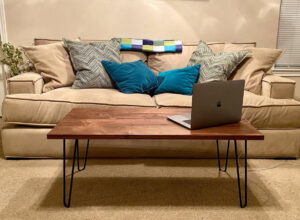 walnut coffee table