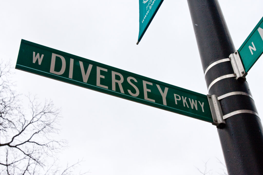 Chicago street sign